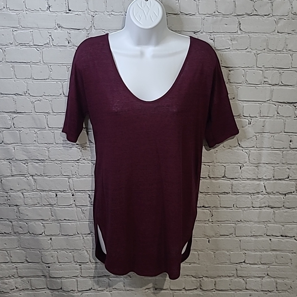 Old Navy Split Hem Tunic Tee